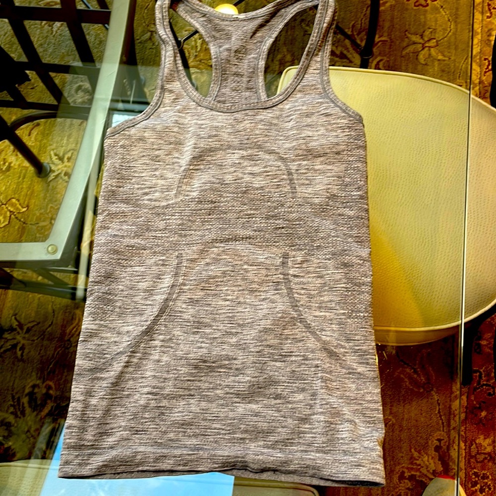 Lululemon grey swiftly tech tank top size 2